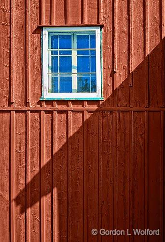 Window & Shadow_DSCF02487.jpg - Photographed at Smiths Falls, Ontario, Canada.